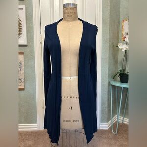 Cents of Style Brand Navy Open Front Cardigan, Size L